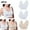 White, variant on Lovskoo 3Pc Women's Sports Bra Lace Cami Bra Wireless Tank Top Bra Comfortable Everyday Bras For Women Leisure Beige