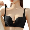 thumbnail image 2 of OSFVNOXV Balconette Bras for Women Casual Solid Color 1/2 Cups Small Bust Balconette Ultra Thin Stretchable Bras, 2 of 6