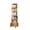 6-Tier | Natural Wood, variant on IVV 5-Tier Round Rotating Bookshelf with Bottom Compartment and Rolling Wheels, Modern Farmhouse 360° Spinning Bookcase Tower in Natural, 55.91"H for Bedroom, Living Room, Study