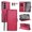 Red, variant on For Samsung Galaxy S26 FE 5G 6.7inch Phone Case Wallet, RFID Blocking Magnetic Buckle Flip Leather TPU Cover with Card Holder Wrist Strap Shockproof Phone Case,Black,For Galaxy S26 FE 5G