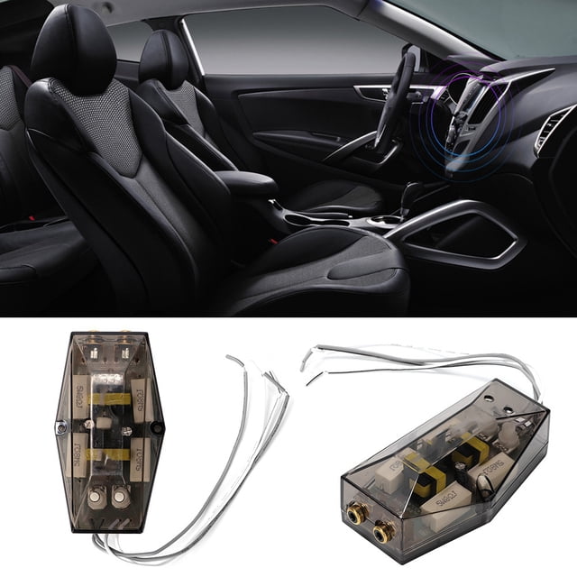 Convertidor De Audio Para Automóvil, Convertidor De Subwoofer Para Automóvil, Cubierta Transparente Portátil Universal Para Conversión De Frecuencia De Automóvil