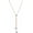 Gold, variant on Pearl Lariat Necklaces for Women Simple Long Pearl Snake Chain Necklace Pull-out Adjustable Pearl Pendant Y Necklace Statement Costume Jewelry Presents