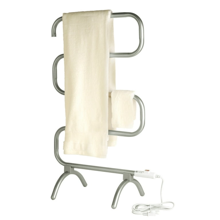 Warmrails by Jerdon Classic Towel Warmer, Nickel Finish, Height 37 inches ,  Width 24.6 inches - Model HCS - Walmart.com