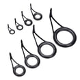 thumbnail image 2 of Colaxi 2x8Pcs Fishing Rod Guides Tips Eye Rings Fishing Pole Building Repair , Type sizes, 2 Pcs, 2 of 8