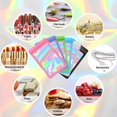 thumbnail image 4 of 100 packs of clear plastic bags, resealable zipper seal bags, samples, food, jewelry, lip gloss, soap, etc. (7*10 cm, purple), 4 of 4