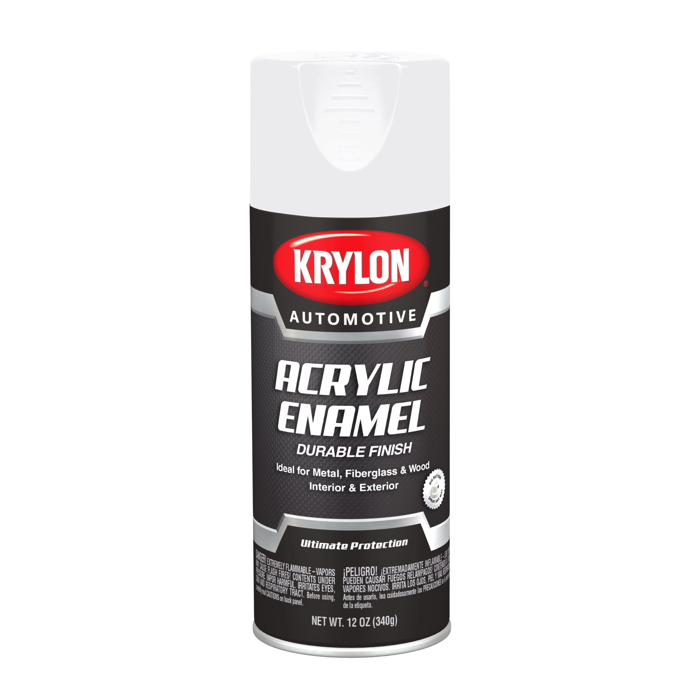 Krylon® Automotive Acrylic Enamel, Gloss, White, 12 Oz.