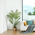 thumbnail image 6 of 2 Pack Artificial Plants in Basket 5 Feet Faux Green Areca Palm Plant with Woven Seagrass Belly Basket, Fake Tree for Home Decor Office House Living Room Indoor Outdoor, 6 of 9