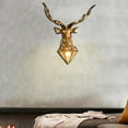 thumbnail image 2 of Antler Sconces Light Deer Lamp for Porch Hallway Loft, 2 of 8
