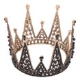 thumbnail image 4 of Corona de estilo gótico negro para Halloween, disfraz de fiesta, tocado, corona, tiara de reina, 4 of 5