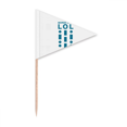 thumbnail image 1 of Morse Code Laughter Line Expressions Toothpick Triangle Cupcake Toppers Flag, 1 of 3