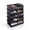Black, variant on Sorbus Small Open Front Stackable Storage Bins, Closet & Wardrobe Organizer, Black, 5 Pack