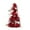 Red, variant on HCTSHG Artificial Christmas Tree Small Christmas Trees Sequins Tinsel Christmas Ornaments Holiday Centerpieces Table Decorations Xmas Party Supplies