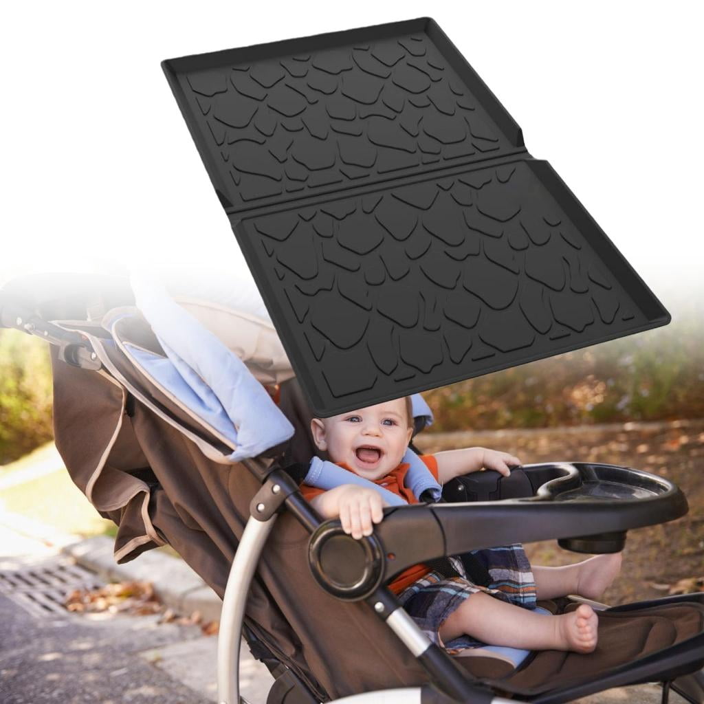 Osdhezcn Silicone Infant Stroller Seat Pad for Wagon W2/W4 Anti Slip Design Waterproof Easy Clean Baby Carriage Cushion