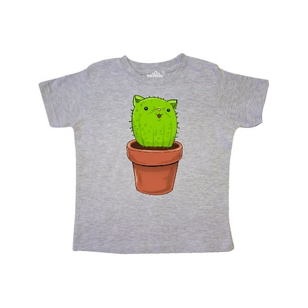 

Inktastic Cute Cat Cactus Gift Toddler Boy or Toddler Girl T-Shirt