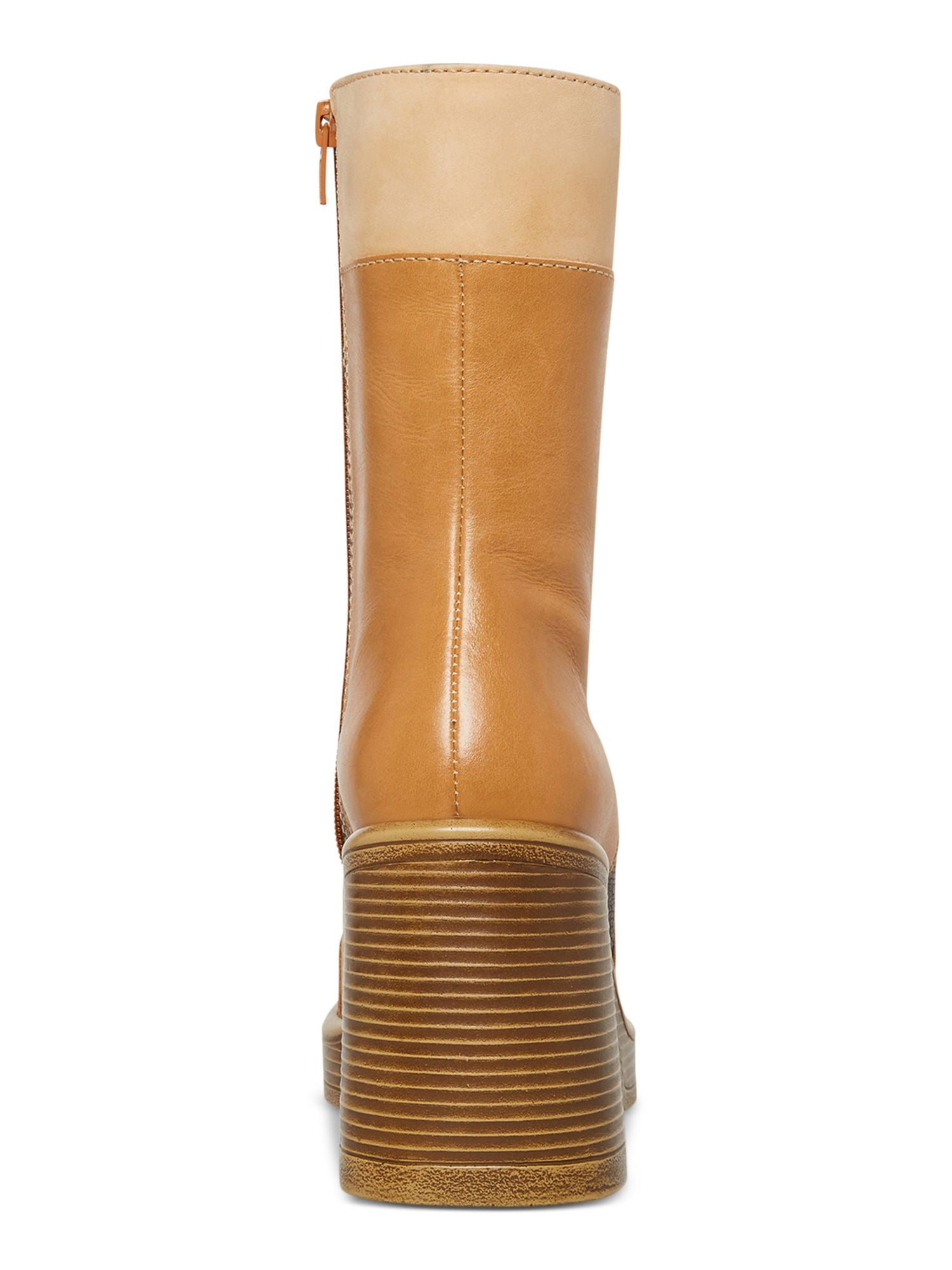 steve madden brown patchwork boots