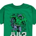 thumbnail image 3 of Marvel Hulk - Katakana - Toddler And Youth Short Sleeve Graphic T-Shirt, 3 of 5