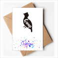 thumbnail image 1 of Grouse Black And White Animal Welcome Back Greeting Cards Envelopes Blank, 1 of 3