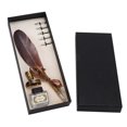 thumbnail image 1 of Calligraphy Pen Kit, Decorative Quill Pen Set Craft  For Students For Writing For Teachers For Calligraphy Practicing White,Brown,Big Red,Pink, 1 of 8
