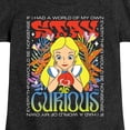 thumbnail image 3 of Alice in Wonderland - Stay Curious - Youth Girls Fitted Short Sleeve T-Shirt, 3 of 5