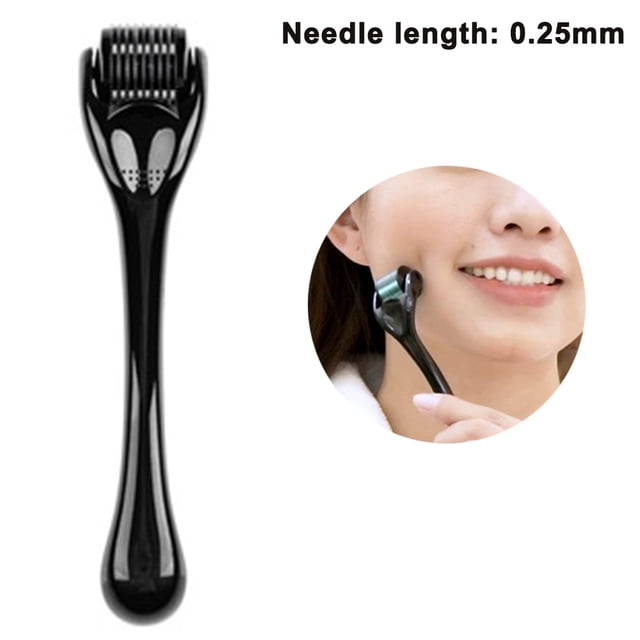 Kit de microagujas de rodillo para el crecimiento de la cara, la barba y el cabello Rodillo de microagujas, Rodillo de piel de microagujas de titanio 540 para uso en el cuidado de la piel en el hogar Adepaton Cepillos Faciales, Electrónicos o Sónicos
