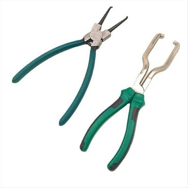 2 Piezas Pinza Filtro Combustible/Alicates Tubo Clip Gasolina para Línea Combustible, Alicates Desconexión Eléctrica, Herramientas Desconexión Manguera Automotriz