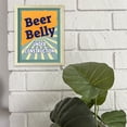 thumbnail image 5 of Designs ByLITA Beer Belly Under Construction, 11 x 14 White Framed Wall Art Print | Funny Home Decor, 5 of 7
