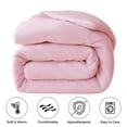 thumbnail image 4 of YEPCLUB Comforters Full size, Duvet Insert, All Season Duvet, Pink Down Alternative Hotel Comforter, Lightweight Quilt with Corner Tabs, Machine Washable (Pink, Full 82x86 Inches), 4 of 10