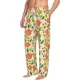 thumbnail image 6 of Gukieu Rose Daisy Print Men's Home Trousers, Elastic Drawstring Home Pajamas Clothing Suitable for Adult Men-Medium, 6 of 6