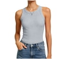 thumbnail image 7 of Hessimy Women's Camisole Tank Top-Breathable Cotton Stretch,Airy Soft(Grey,M), 7 of 7