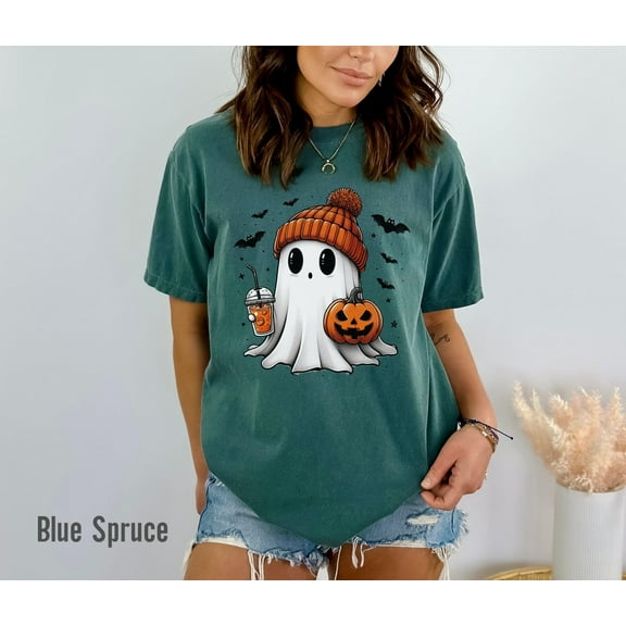 Halloween Ghost Shirt, Cute Ghost Shirt, Womens Halloween Shirt, Cute Fall Shirt, Spooky Season Shirt, Gift For Halloween