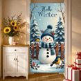 thumbnail image 4 of Winter Theme Hello Banner Snowman Decorative Design Family Celebration Indoor Decoration, 4 of 9