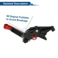 thumbnail image 6 of Short Long Brake Clutch Levers for Kawasaki ER-5 2004-2005 Adjustable Motorcycle Handlebar Brake Lever Aluminum Alloy Black Handle Red End, 6 of 6