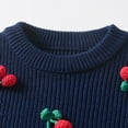 thumbnail image 5 of Gubotare Toddler Boys Sweaters Boys Casual Pullover Sweaters Kids Chunky Crewneck Knit Tops Size 1T 2T (Navy,1-2 Years), 5 of 9