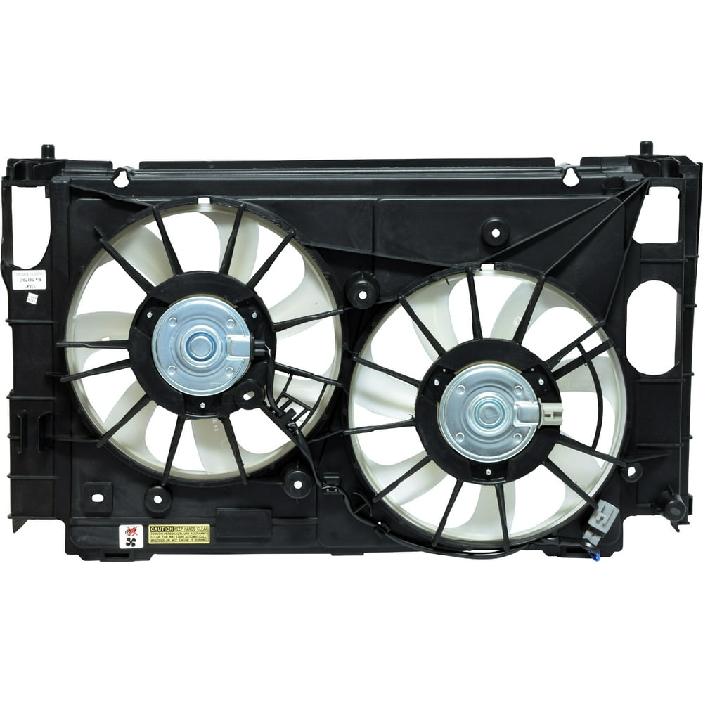 Dual Radiator and Condenser Fan Assembly RadiatorCondenser Fan Assy