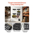 thumbnail image 2 of KFFKFF Kit de Fixation pour Rail E-Track, 4 Pack 1,3 Pi Rails E-Track, 2 Crochets en Forme de U, 2 Porte-Outils, 2 Supports d'Étagère pour Rail, 2 Porte-Pneus, 2 of 9