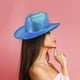thumbnail image 5 of Sombrero de de vaquero holográfico, sombreros con brilnte, gorras de rave , sombrero de , Azul Macarena Sombrero de vaquero occidental, 5 of 8