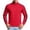 #Red, variant on Fanshiluo Men's Stand Collar Full-Zip Track Jacket, Raglan Sleeve Athletic Jacket with Contrast Side Stripes and Pockets for Men,L,Big and Tall Men