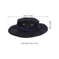 thumbnail image 2 of MasteelfCA The Boonie Chapeau Seau Randonnée Pêche Buisson pour Activités Extérieures (Bleu Marine), 2 of 7