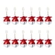 thumbnail image 2 of Conjuntos de 12Pcs Campanas de Navidad LADIGASU 4Cm Metal Bell Set Color Bell Pendant, 2 of 7