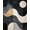 Black Beige Gray, Pattern 17, variant on ODIKA 8'x10' Washable Area Rug Non-Shedding, Easy Care, Large Contemporary Abstract Lattice Blackrug Pile Grey Classroom for King Size Bedroom Under Bed, Master Suite