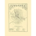 thumbnail image 3 of Vincent 11x14 Black Modern Framed Museum Art Print Titled - Atlanta Georgia - Vincent 1864, 3 of 5