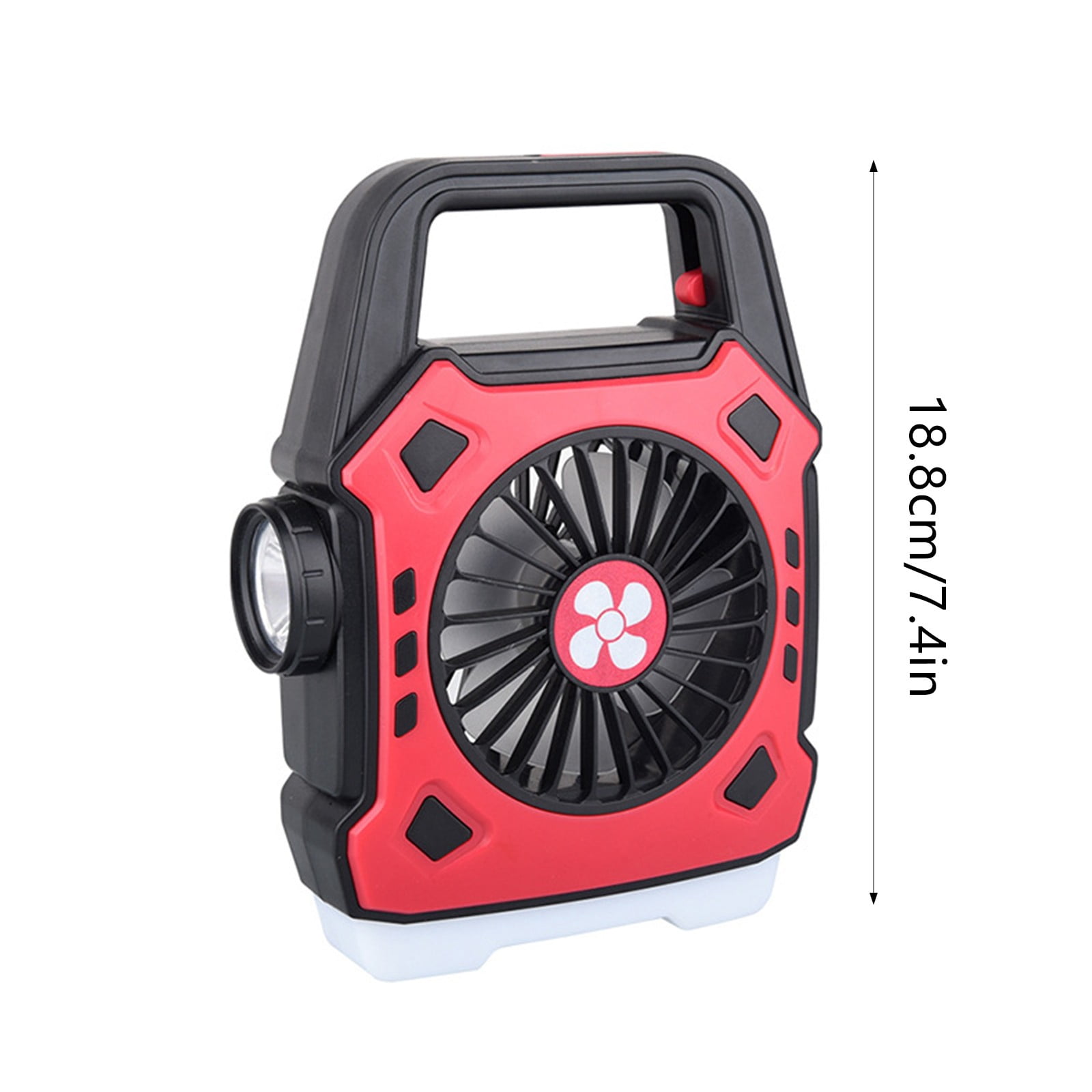 AWULZFENGGG 12 Outdoor Oscillating 12 in Fan Oscillating Multifunctional Camping Fan Outdoor Portable Fan With Light Adjustable Lighting And USB Rechargeable Quiet Motor Strong Wind And