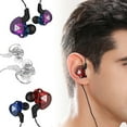thumbnail image 4 of 3.5mm Wired In-Ear earphone with Bass Earbuds Stereo headset Metal Stereo, Green, 4 of 4