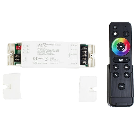 LEDupdates All-in-one LED Light controller for LED Strip light, Module, Under Cabinet, CCT Dual color, RGBW, RGB color, single color (4 in1 RGBW, RGB, CCT, Single color)