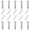 M8 by 40, variant on 10Pcs Multipurpose Single Hole Clevis Pin Stainless Steel Link Hinge Pin Cylindrical Positioning Insert Dowel Pins