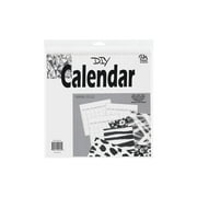 DIY Calendar 12x12 14 Month Blank White