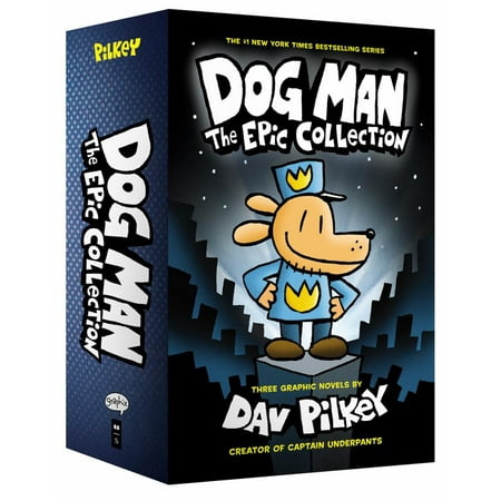 Dog Man: the Epic Collection: from the Creator of Captain Underpants (Dog Man #1-3 Box Set) (Hardcover)
