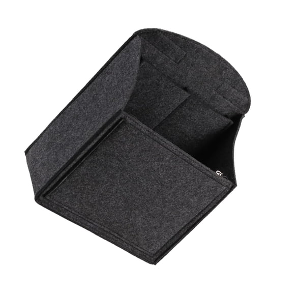 Bewildely Más organizador de la mochila del fieltro de la estabilidad y del color para la alta resistencia de la organización elegante Almacenamiento y organización del hogar Negro l