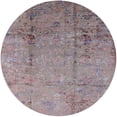 thumbnail image 1 of Ahgly Company Indoor Round Mid-Century Modern Mauve Taupe Purple Oriental Area Rugs, 8' Round, 1 of 6
