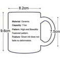 thumbnail image 2 of Funny Ceramic Coffee Mug Novelty Ceramic Coffee Mug Happy Valentine's Day Rainbow Nurse Funny Mug Anniversary Birthday Christmas Gifts Tea Cups Home Decor, 11oz, 2 of 5
